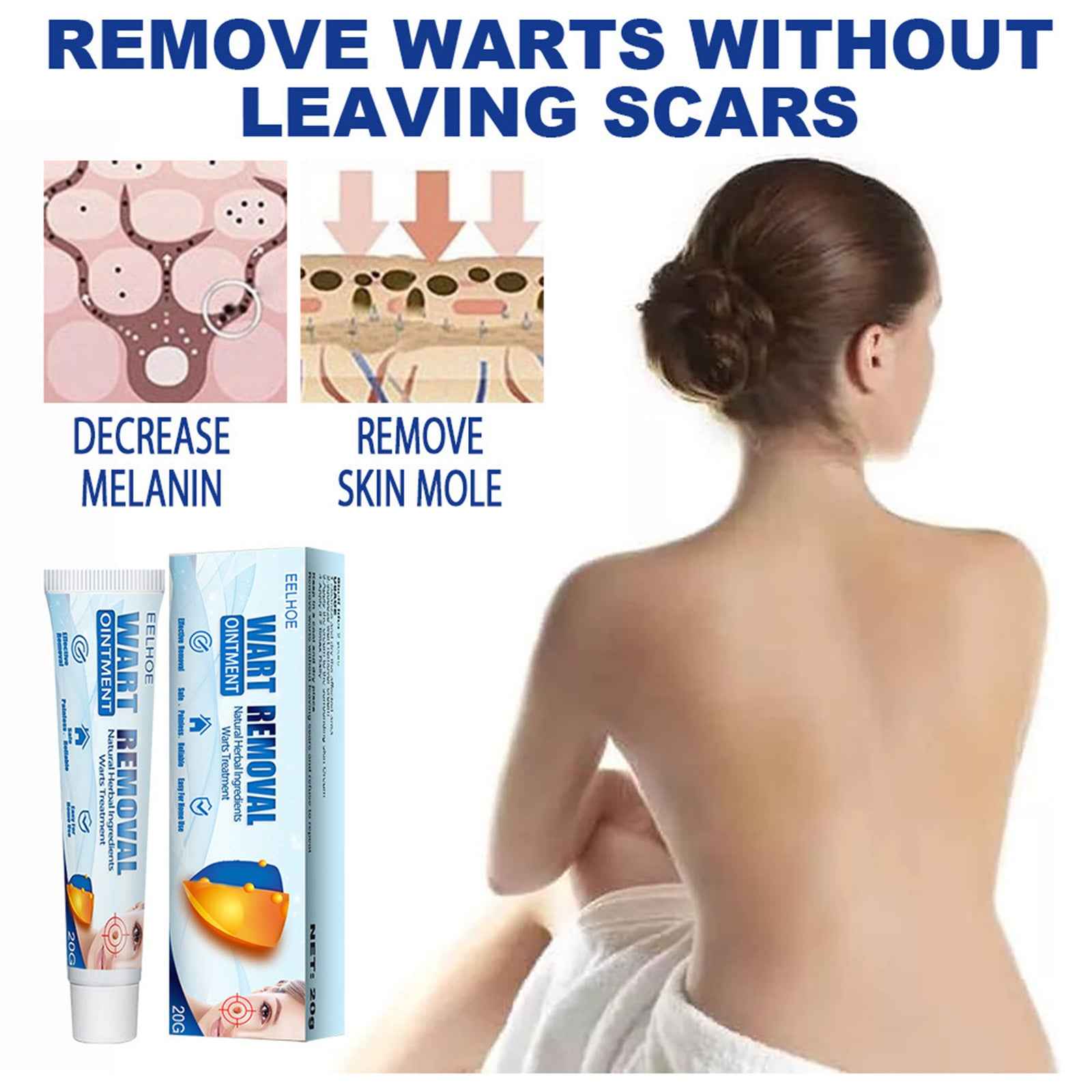 EELHOE Fragrance Removing Cream – Skin Repair & Wart Removal Treatment