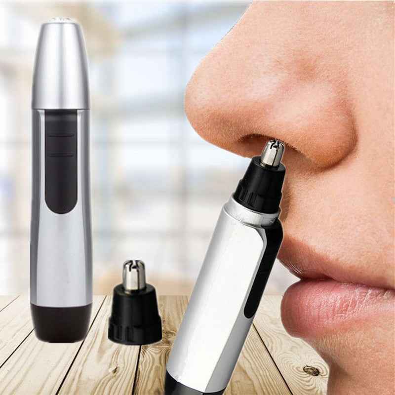 Electric Nose & Ear Hair Trimmer – Safe, Gentle Grooming for Men & Women