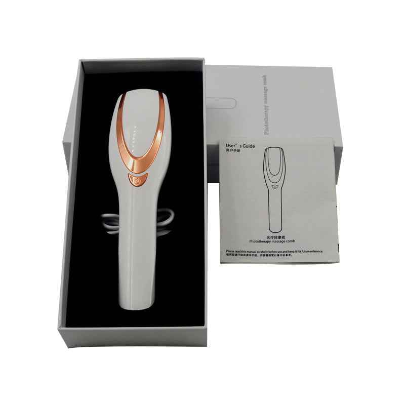 Iridescent Hair & Head Care Massager – USB Rechargeable Scalp Therapy Tool