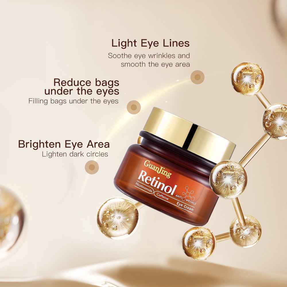 RadianceRenew Retinol & Nicotinamide Eye Cream – Vegan, Organic, Anti-Aging Eye Treatment (25g)