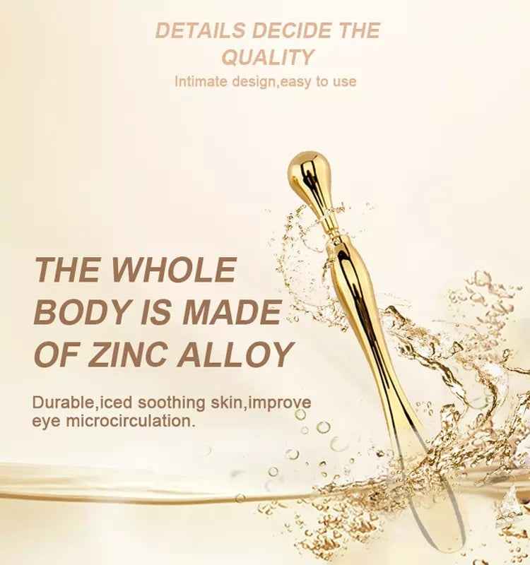 Eye Cream Stick Roller – Dual-Ended Metal Massager & Applicator for Face & Eyes