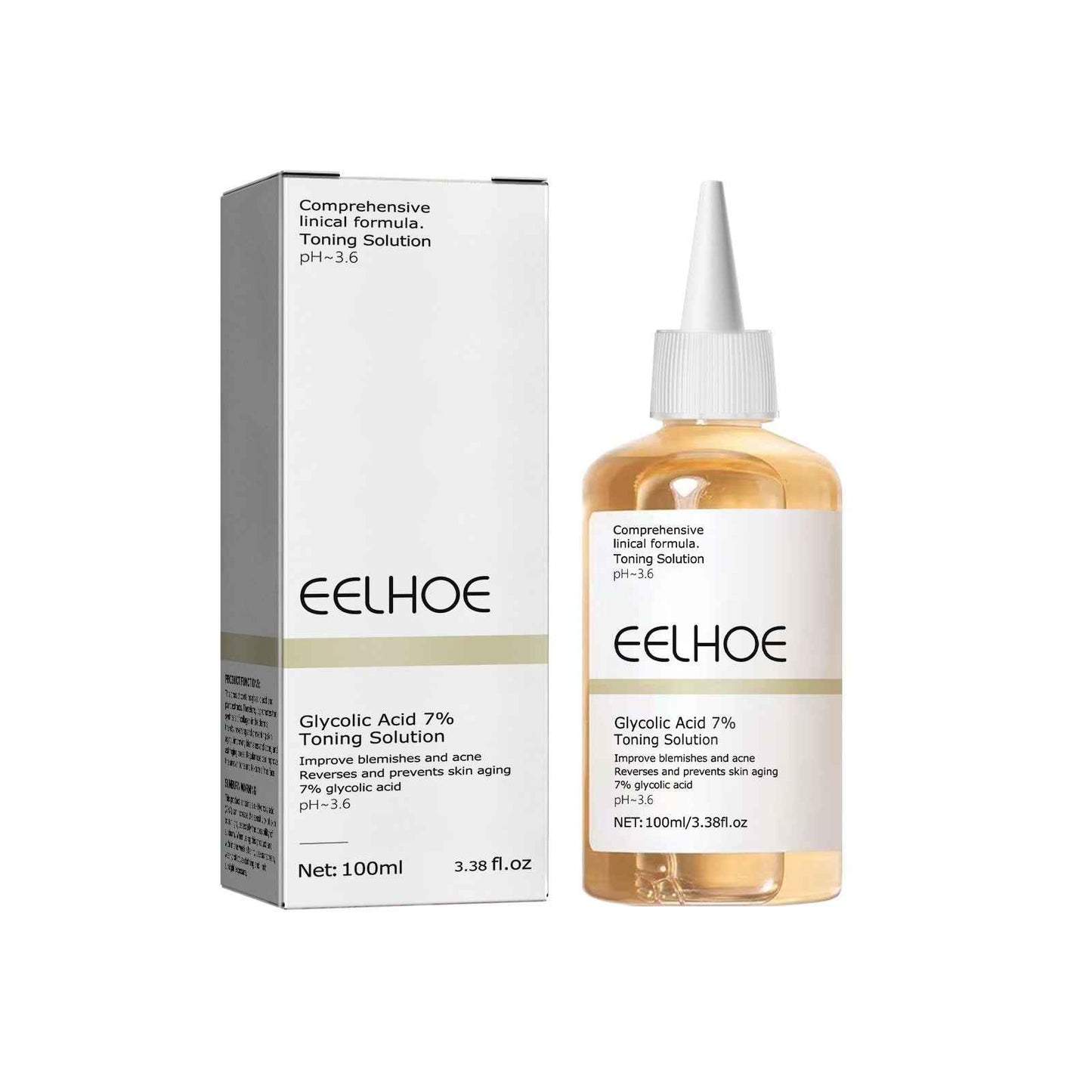ClearGlow Glycolic Acid 7% Exfoliating Lotion – Acne & Texture Refining Toner (100ml)