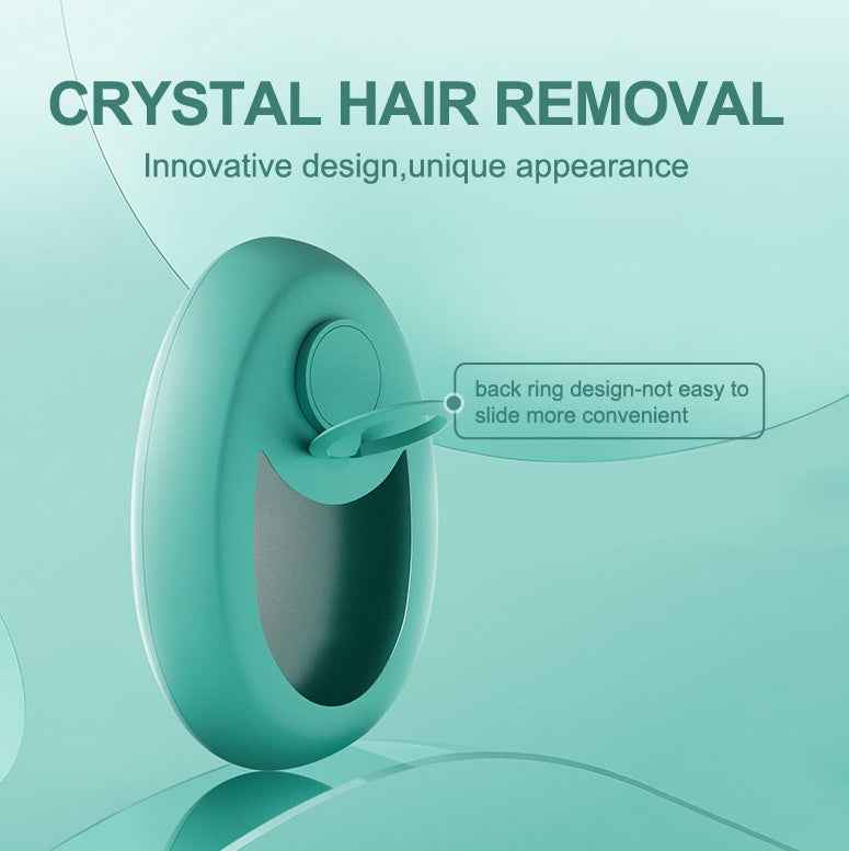 CJEER Upgraded Crystal Hair Removal Magic Eraser — Painless Physical Hair Removal & Exfoliating Tool for Women and Men