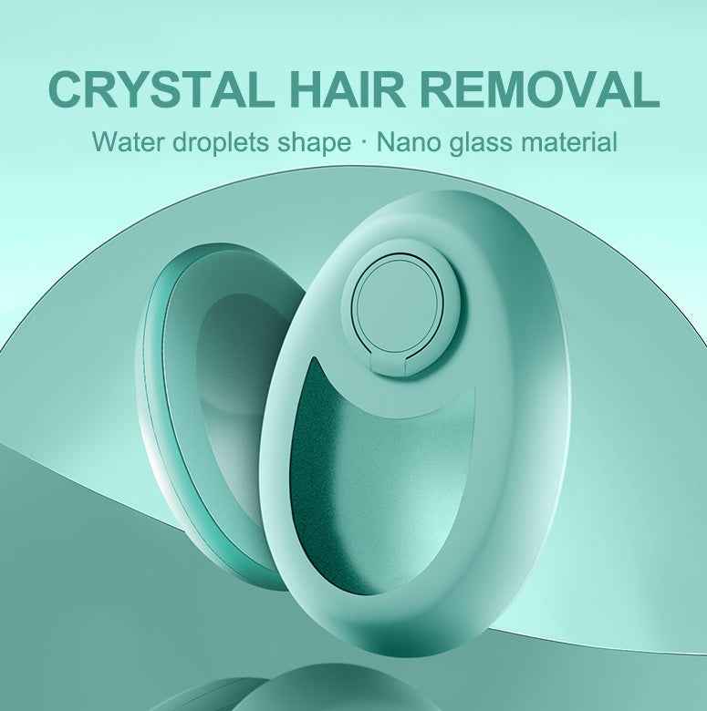 CJEER Upgraded Crystal Hair Removal Magic Eraser — Painless Physical Hair Removal & Exfoliating Tool for Women and Men