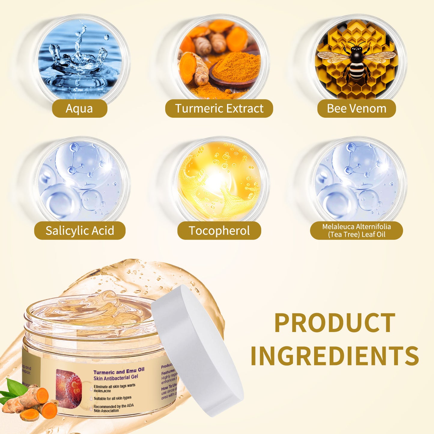 GoldenGlow Turmeric Body & Neck Cream – Soothing Hydration for Silky, Radiant Skin (50g)