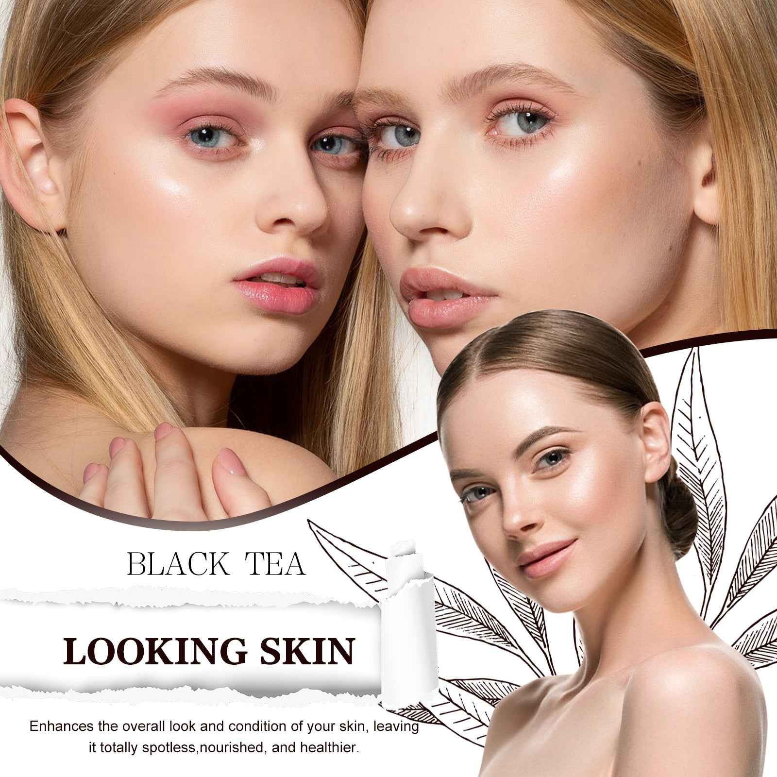 West&Month Black Tea Mask – Deep Cleansing, Pore Refining & Skin Rejuvenation