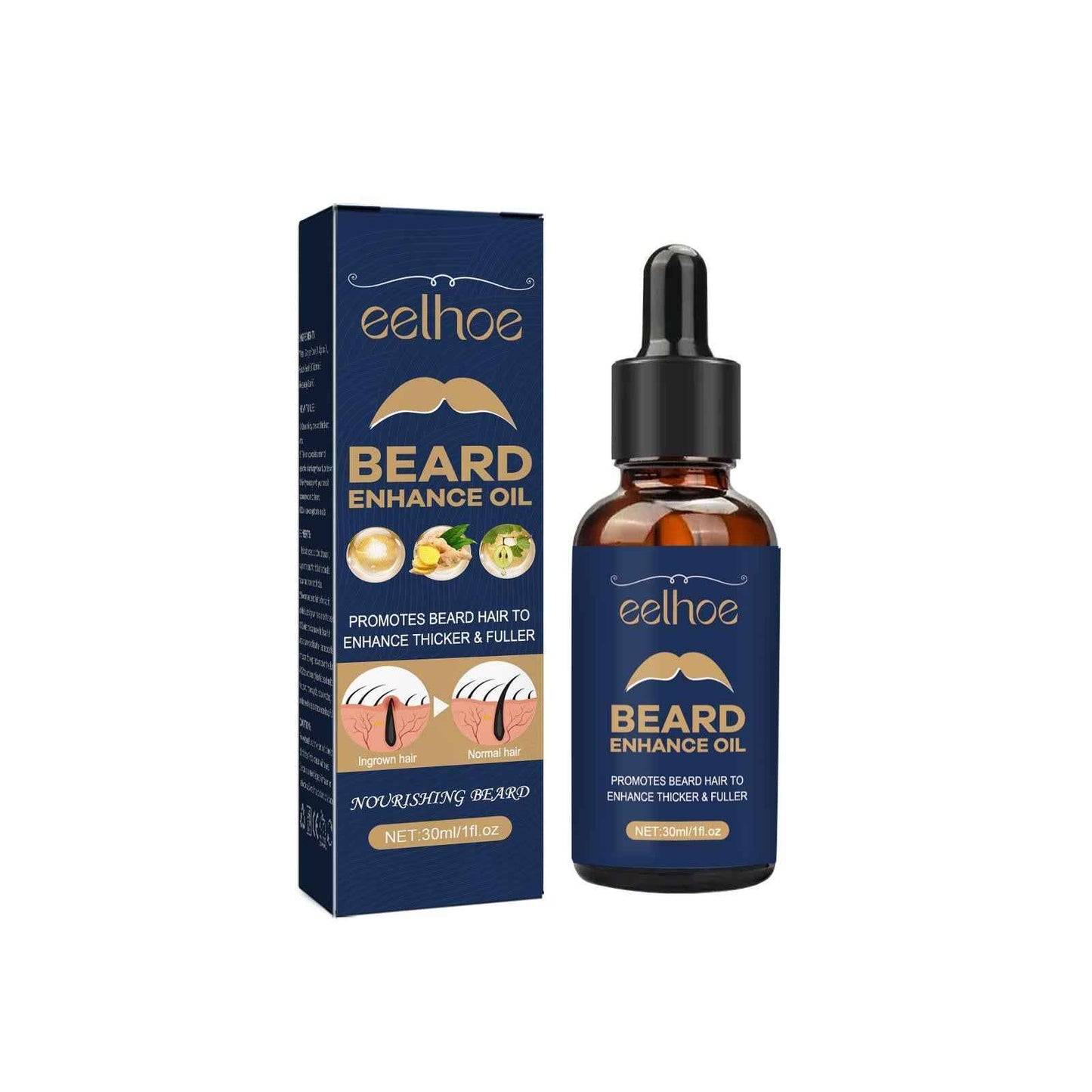 EELHOE BeardFuel Care Oil – Strengthen, Hydrate & Add Shine for a Healthier Beard