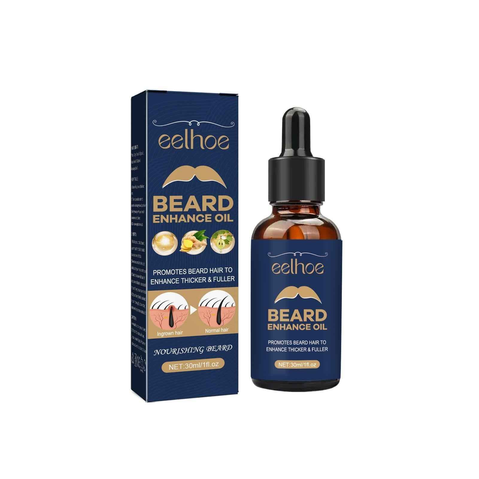 EELHOE BeardFuel Care Oil – Strengthen, Hydrate & Add Shine for a Healthier Beard
