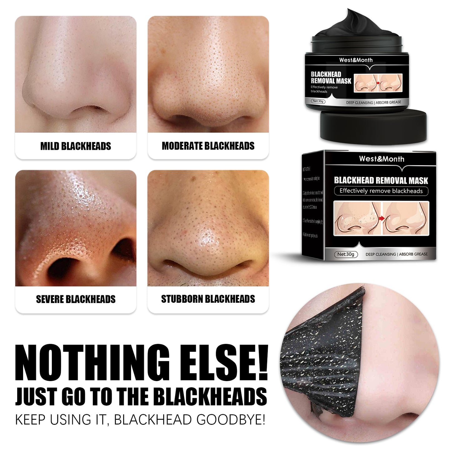 PureGlow™ Charcoal Detox Peel-Off Mask