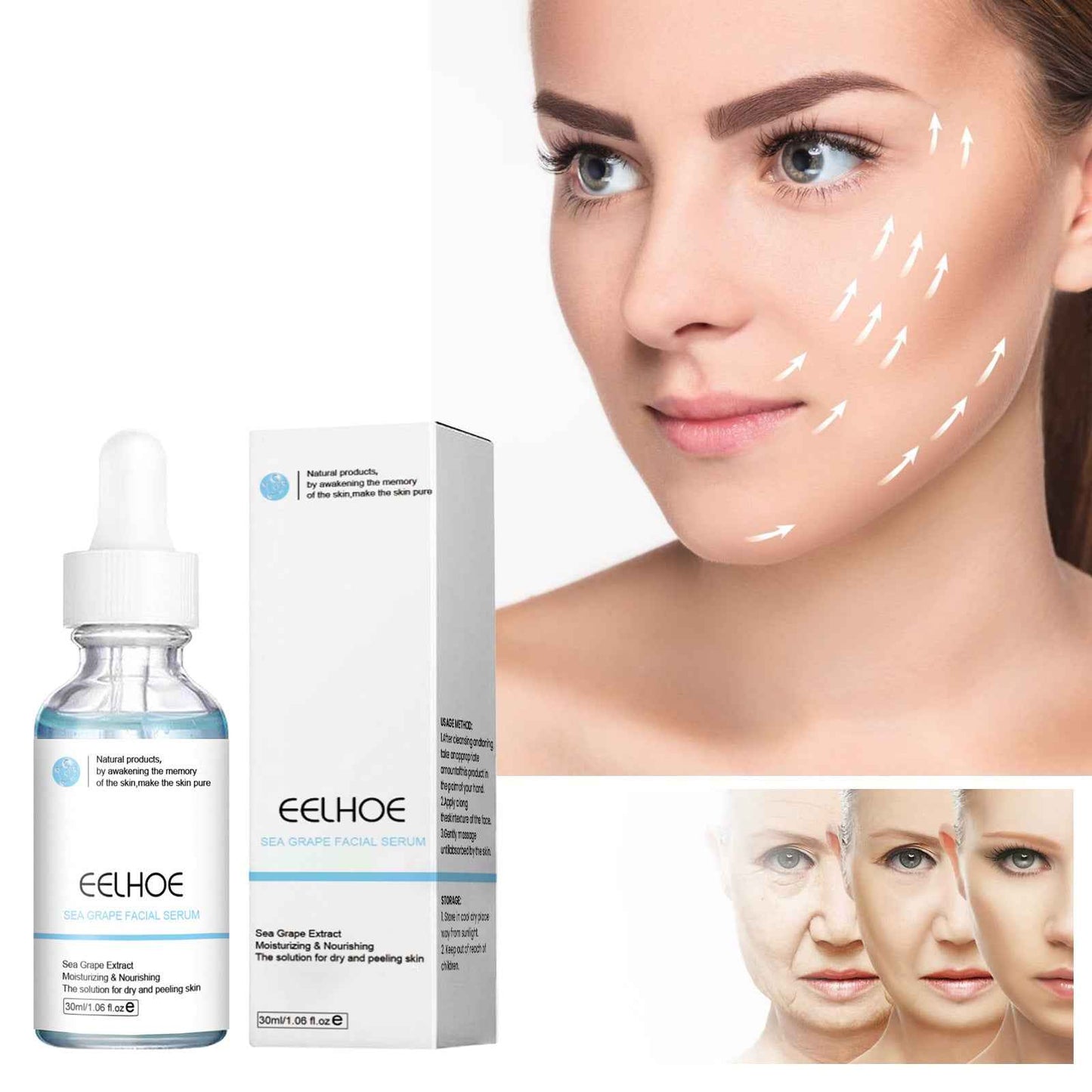 EELHOE Sea Grape Facial Essence – Lift, Tighten & Renew Your Skin