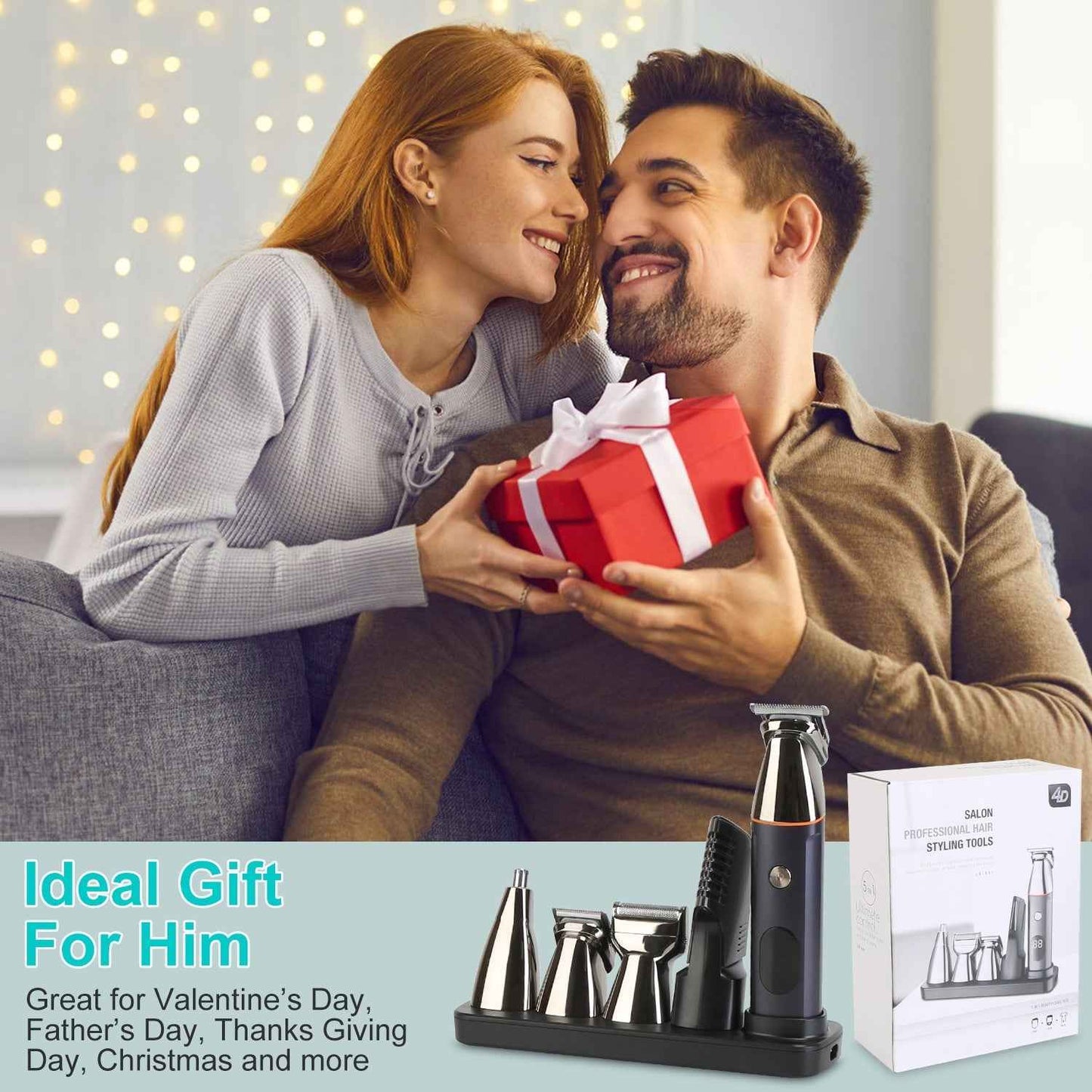 SteelEdge™ All-in-One Beard Grooming Kit