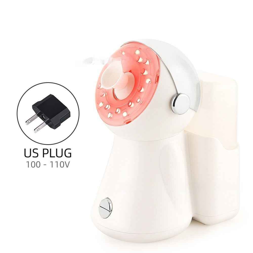 LumiMist™ Facial Steamer – Nano Ionic Hot Spray with 7-Color LED Light
