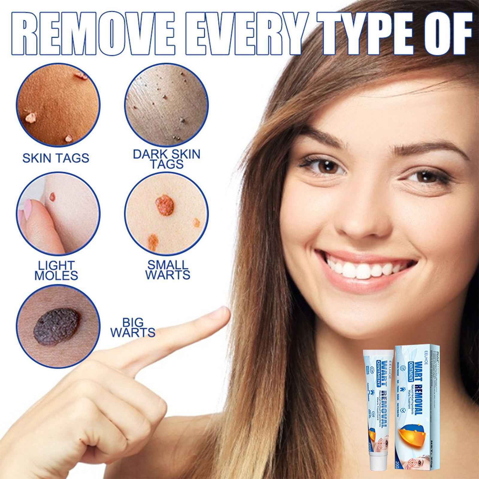 EELHOE Fragrance Removing Cream – Skin Repair & Wart Removal Treatment
