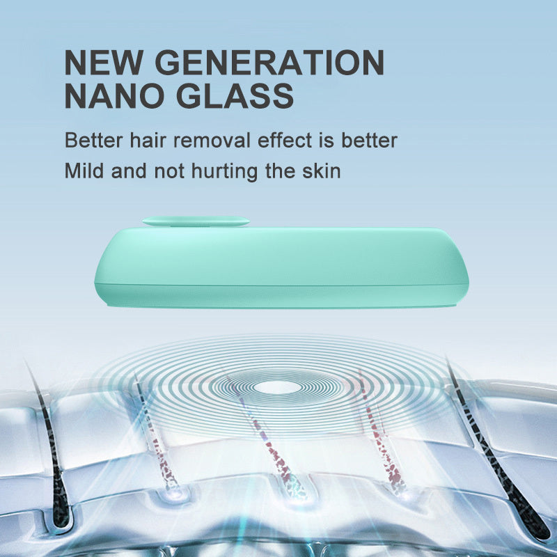 CJEER Upgraded Crystal Hair Removal Magic Eraser — Painless Physical Hair Removal & Exfoliating Tool for Women and Men