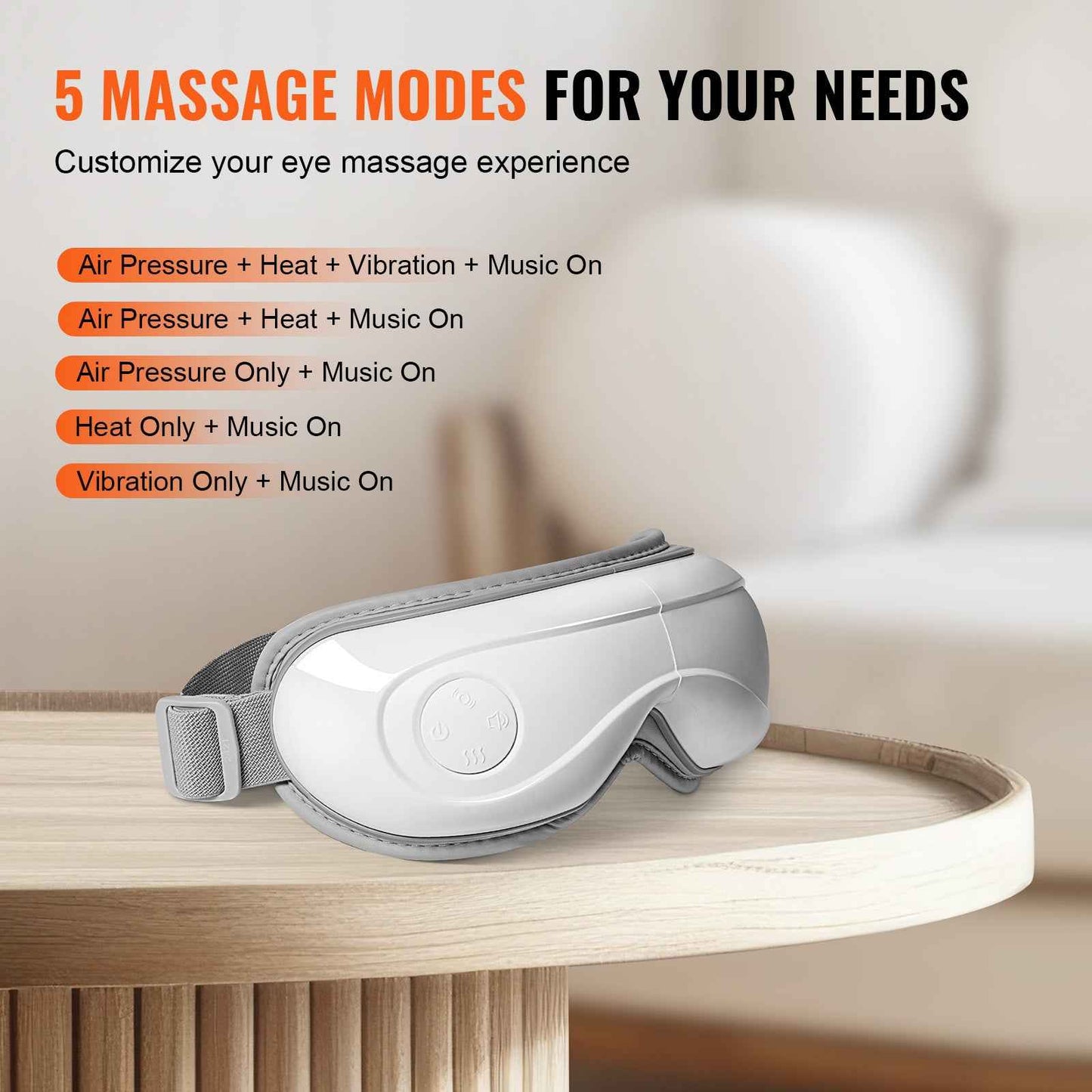 Foldable Eye Care Machine – Relaxing Eye Massage with Music & Visualization