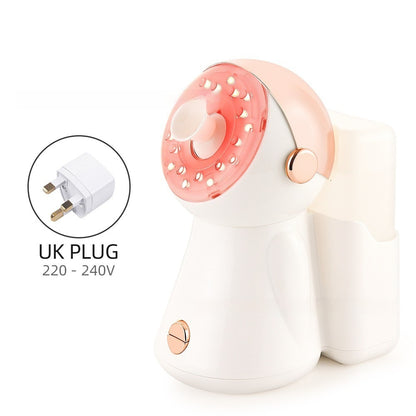 LumiMist™ Facial Steamer – Nano Ionic Hot Spray with 7-Color LED Light