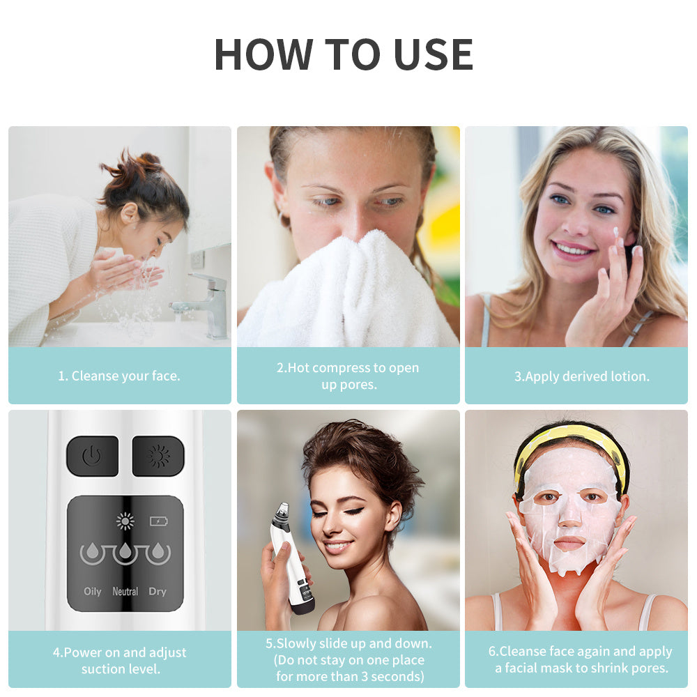 Blackhead Remover Vacuum – Deep Facial Cleansing & Pore Care