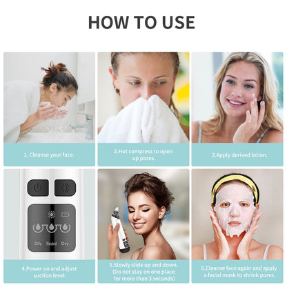 Blackhead Remover Vacuum – Deep Facial Cleansing & Pore Care