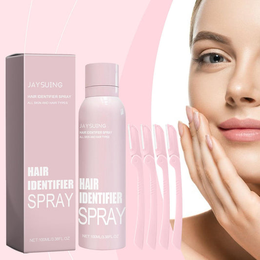 GlowTrace Hair Identifier Spray Kit – Face & Body Dermaplaning Tool for Women