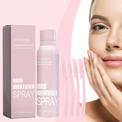 GlowTrace Hair Identifier Spray Kit – Face & Body Dermaplaning Tool for Women