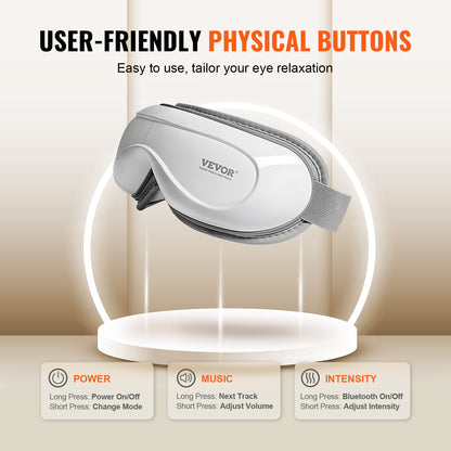 Foldable Eye Care Machine – Relaxing Eye Massage with Music & Visualization