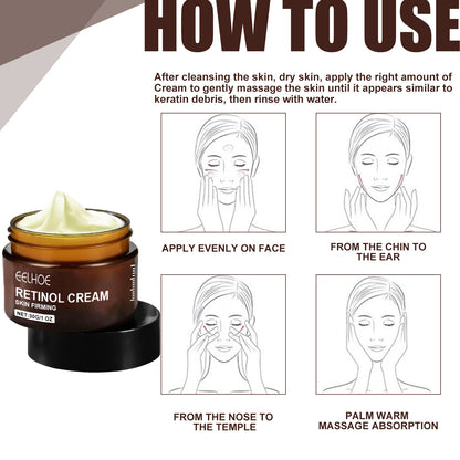 EELHOE Retinol Cream – Anti-Aging, Firming, Brightening & Moisturizing Facial Care