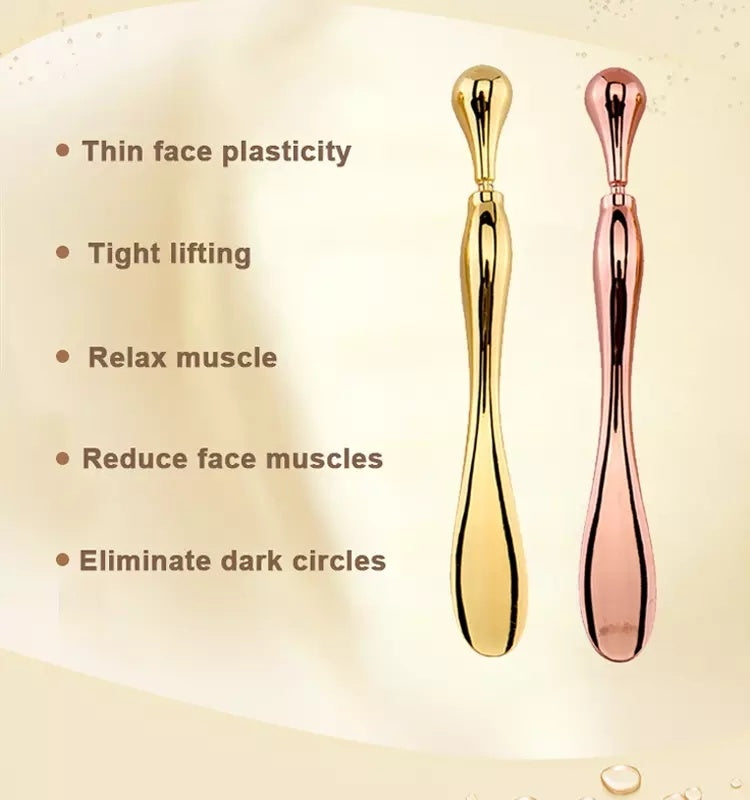 Eye Cream Stick Roller – Dual-Ended Metal Massager & Applicator for Face & Eyes