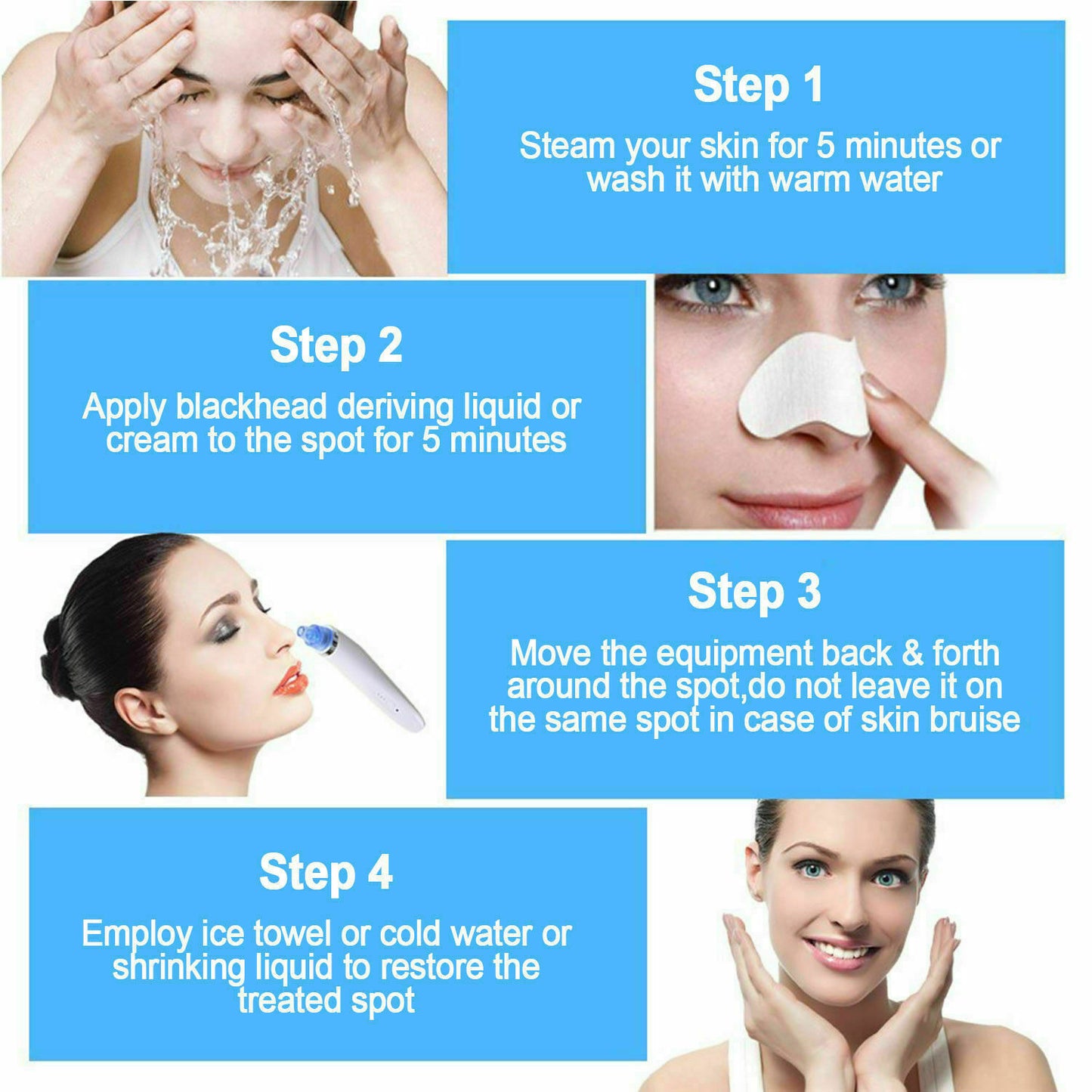 Electric Blackhead Vacuum Pore Cleaner – Deep Facial Cleansing & Skin Rejuvenation Tool