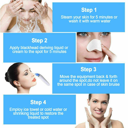 Electric Blackhead Vacuum Pore Cleaner – Deep Facial Cleansing & Skin Rejuvenation Tool