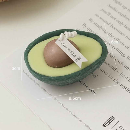 Diy Handmade Cute Avocado Scented Candles