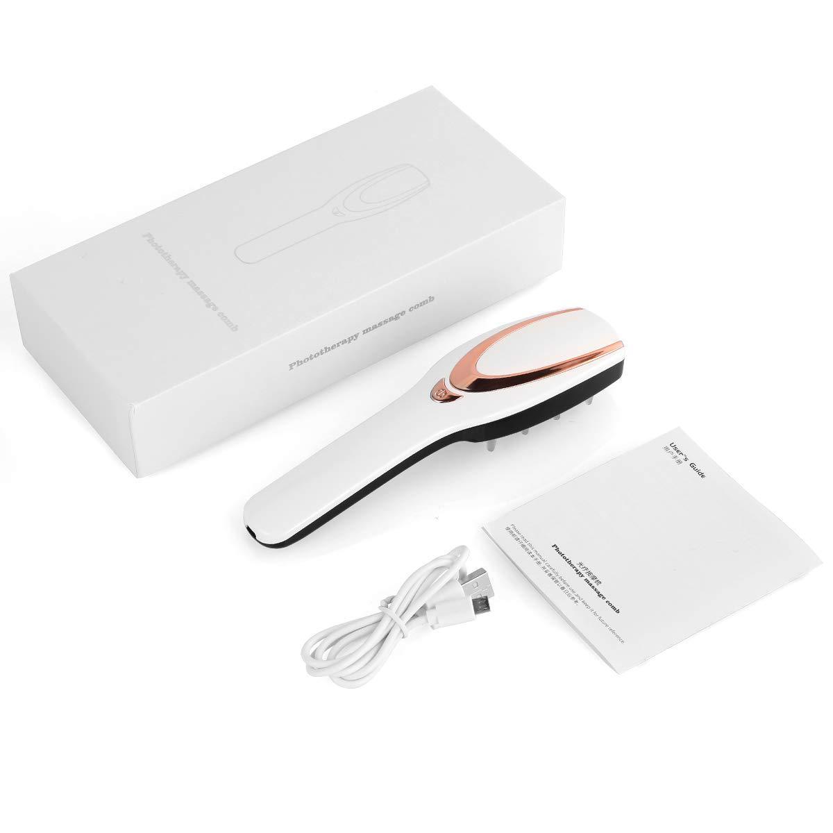 Iridescent Hair & Head Care Massager – USB Rechargeable Scalp Therapy Tool