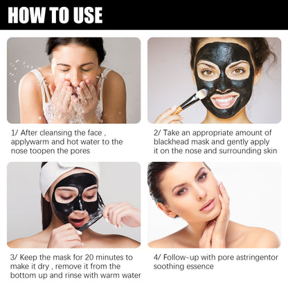 PureGlow™ Charcoal Detox Peel-Off Mask