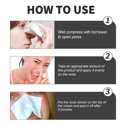 EELHOE Blackhead Cleansing Cream with Nose Strips – Deep Cleanse & Repair