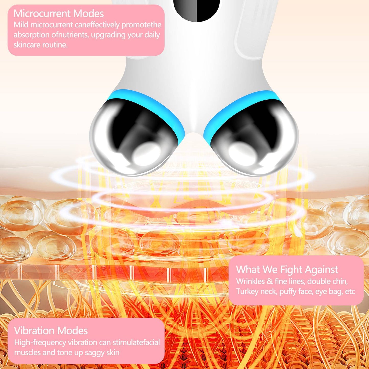 GlowLift Microcurrent Facial Toning Device – Anti-Aging & Skin Firming Tool