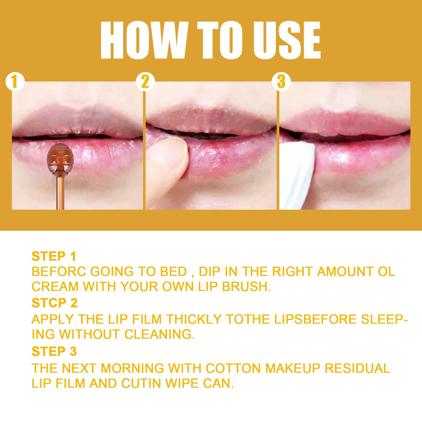 EELHOE Honey Lip Mask – Moisturizing, Exfoliating, and Revitalizing