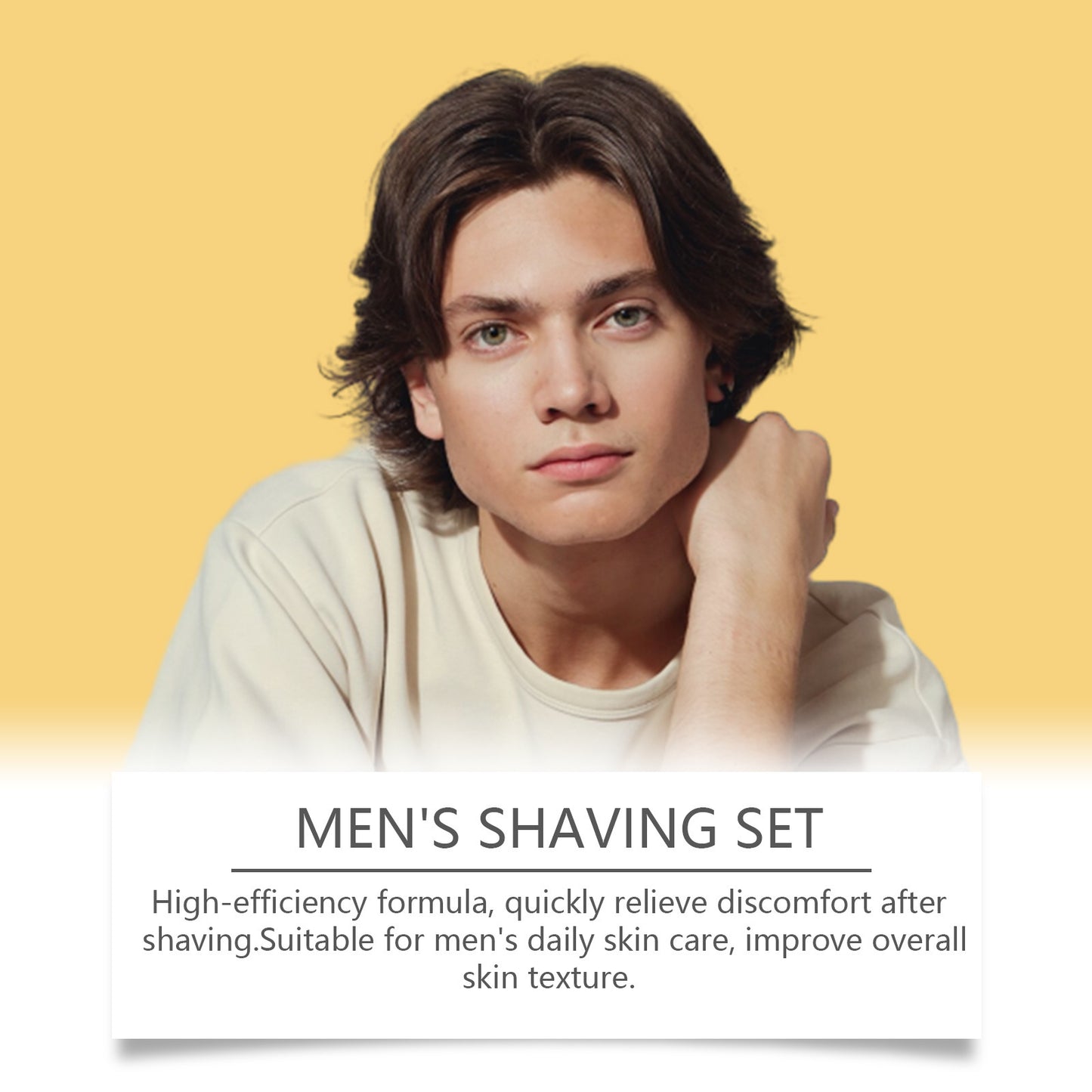 Men’s Gentle Beard Cleaning & Moisturizing Care Set