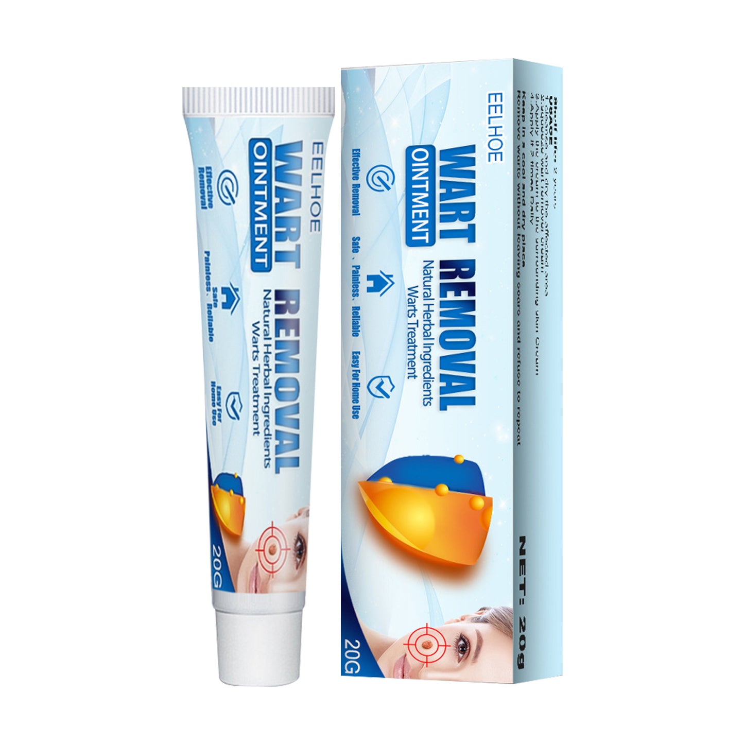 EELHOE Fragrance Removing Cream – Skin Repair & Wart Removal Treatment